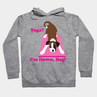 Boxer Dog, Yoga? I'm down, Dog! Yoga dog Hoodie